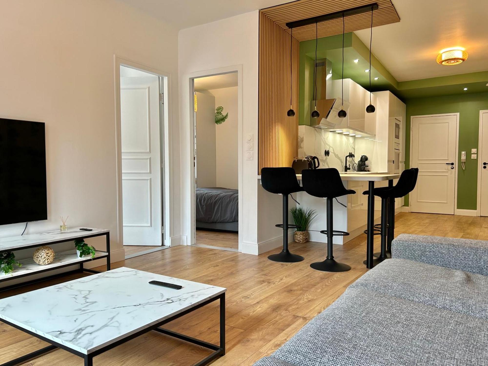 Le Chardon- Appartement 2Chambres- Avec Stationnement Нанси Экстерьер фото